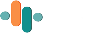 Arabest digital marketing agency logo with orange and teal signal bars representing AI advertising, SEO, websites and digital growth solutions