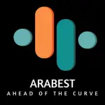 Arabest digital marketing agency logo with orange and teal signal bars representing AI advertising, SEO, websites and digital growth solutions