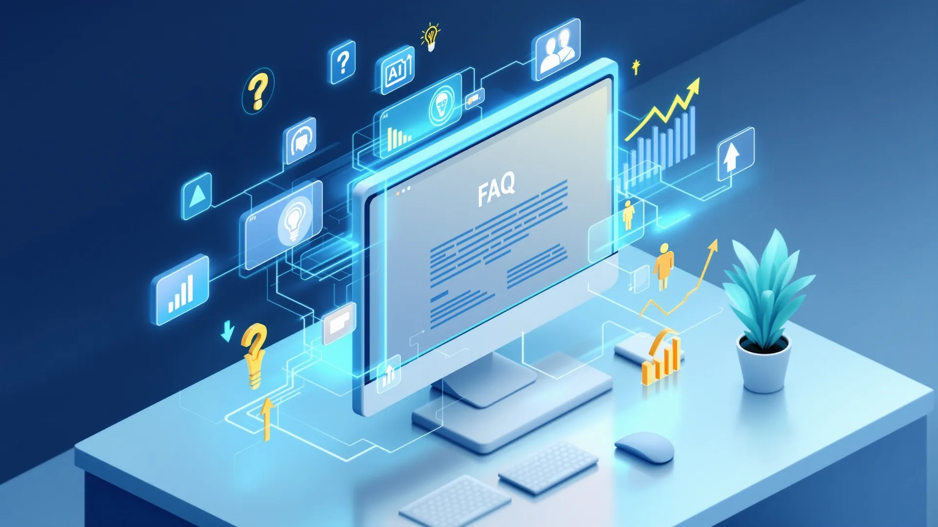 Why FAQs matter for SEO and AEO, showing FAQ page optimisation for AI search visibility